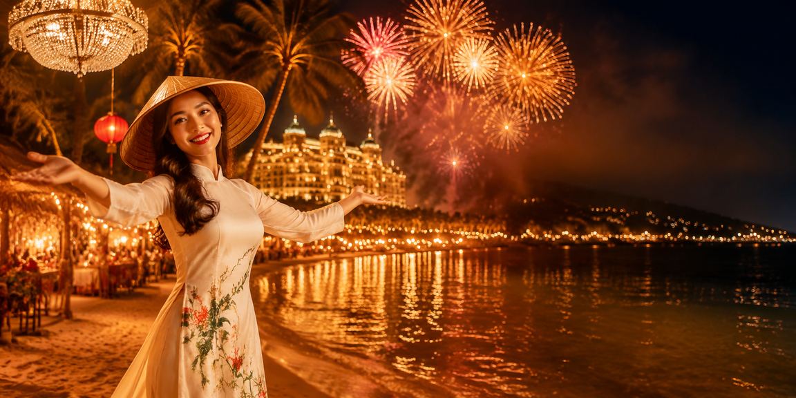 Người chơi nhận tiền hoàn thưởng tại Phú Quốc với hình ảnh nón lá truyền thống